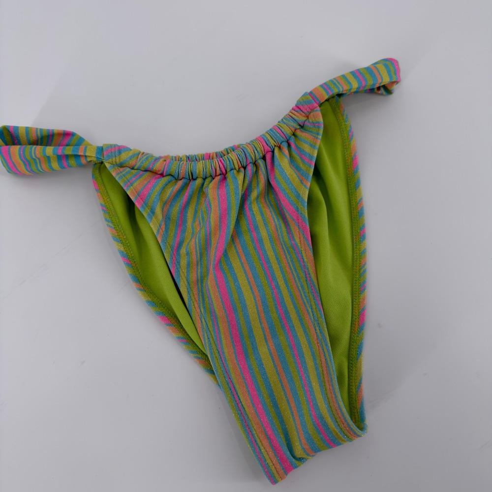 Wild Fable Bikini Bottom Extra Cheeky High Leg Modern Women‎ Small Multi Color